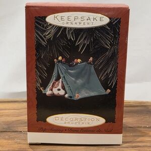 Hallmark Keepsake Ornament Pup Tenting